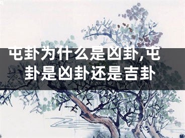 屯卦为什么是凶卦,屯卦是凶卦还是吉卦