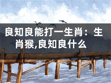 良知良能打一生肖：生肖猴,良知良什么