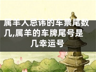 属羊人忌讳的车票尾数几,属羊的车牌尾号是几幸运号