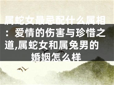 属蛇女最忌配什么属相：爱情的伤害与珍惜之道,属蛇女和属兔男的婚姻怎么样