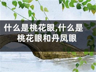 什么是桃花眼,什么是桃花眼和丹凤眼