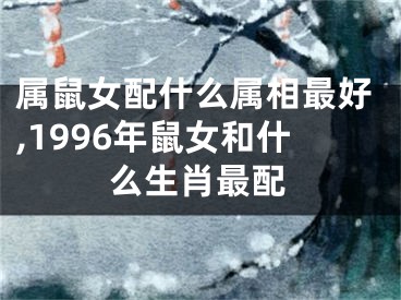 属鼠女配什么属相最好,1996年鼠女和什么生肖最配