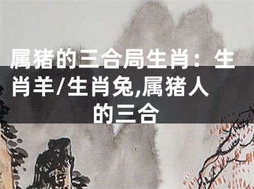 属猪的三合局生肖：生肖羊/生肖兔,属猪人的三合