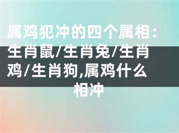 属鸡犯冲的四个属相：生肖鼠/生肖兔/生肖鸡/生肖狗,属鸡什么相冲