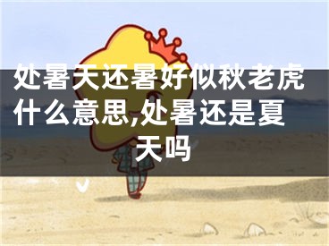处暑天还暑好似秋老虎什么意思,处暑还是夏天吗