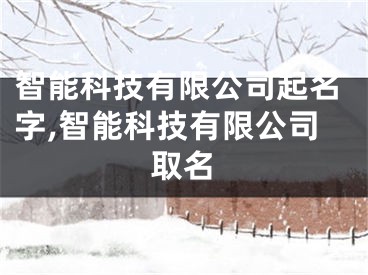 智能科技有限公司起名字,智能科技有限公司取名