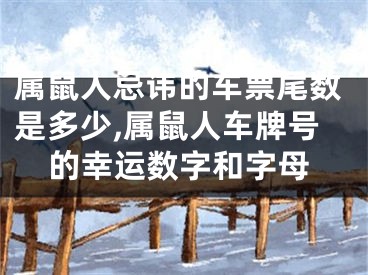 属鼠人忌讳的车票尾数是多少,属鼠人车牌号的幸运数字和字母
