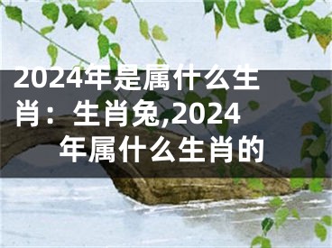 2024年是属什么生肖：生肖兔,2024年属什么生肖的