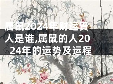 属鼠2024年财运贵人是谁,属鼠的人2024年的运势及运程