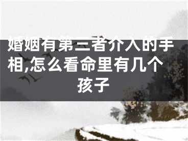 婚姻有第三者介入的手相,怎么看命里有几个孩子