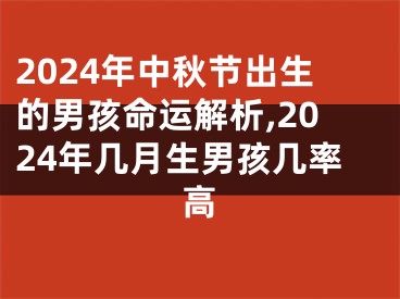 2024年中秋节出生的男孩命运解析,2024年几月生男孩几率高