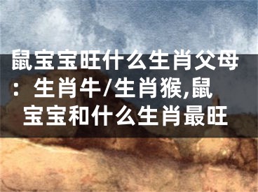 鼠宝宝旺什么生肖父母：生肖牛/生肖猴,鼠宝宝和什么生肖最旺
