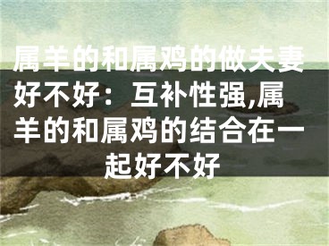 属羊的和属鸡的做夫妻好不好：互补性强,属羊的和属鸡的结合在一起好不好