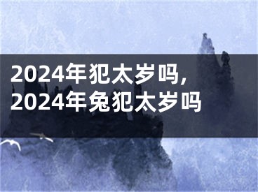 2024年犯太岁吗,2024年兔犯太岁吗