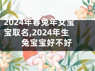 2024年春兔年女宝宝取名,2024年生兔宝宝好不好