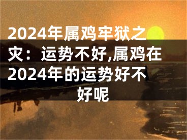 2024年属鸡牢狱之灾：运势不好,属鸡在2024年的运势好不好呢