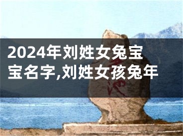 2024年刘姓女兔宝宝名字,刘姓女孩兔年