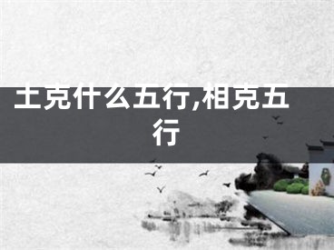 土克什么五行,相克五行