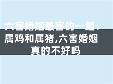 六害婚姻最害的一组：属鸡和属猪,六害婚姻真的不好吗