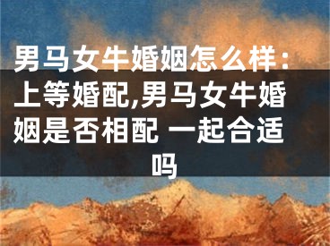 男马女牛婚姻怎么样：上等婚配,男马女牛婚姻是否相配 一起合适吗
