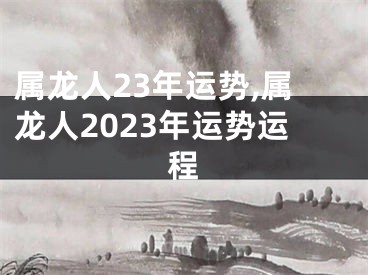 属龙人23年运势,属龙人2023年运势运程