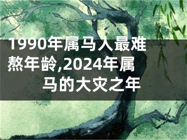 1990年属马人最难熬年龄,2024年属马的大灾之年