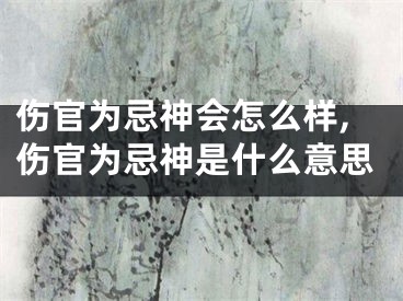 伤官为忌神会怎么样,伤官为忌神是什么意思