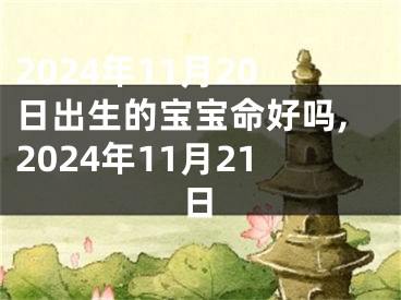 2024年11月20日出生的宝宝命好吗,2024年11月21日