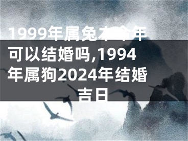 1999年属兔本命年可以结婚吗,1994年属狗2024年结婚吉日