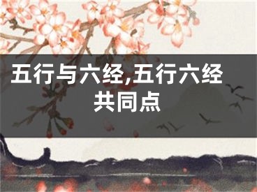 五行与六经,五行六经共同点