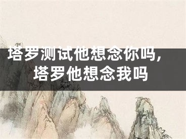 塔罗测试他想念你吗,塔罗他想念我吗