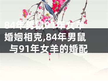 84年男鼠91年女羊婚姻相克,84年男鼠与91年女羊的婚配