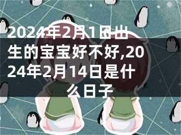 2024年2月1日出生的宝宝好不好,2024年2月14日是什么日子