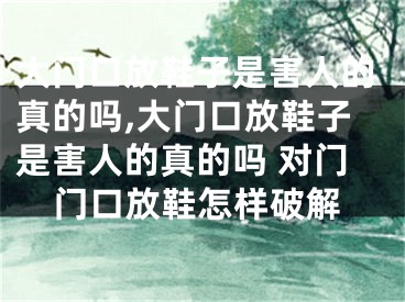 大门口放鞋子是害人的真的吗,大门口放鞋子是害人的真的吗 对门门口放鞋怎样破解