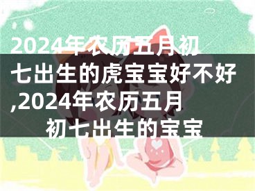 2024年农历五月初七出生的虎宝宝好不好,2024年农历五月初七出生的宝宝