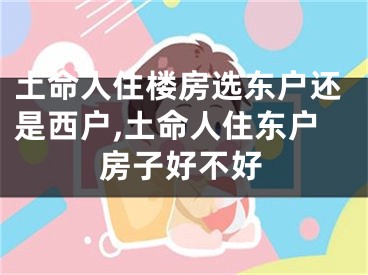 土命人住楼房选东户还是西户,土命人住东户房子好不好
