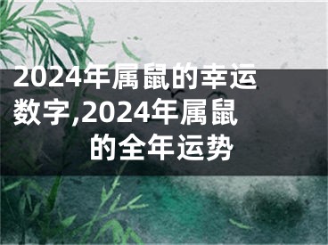 2024年属鼠的幸运数字,2024年属鼠的全年运势