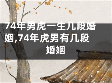 74年男虎一生几段婚姻,74年虎男有几段婚姻
