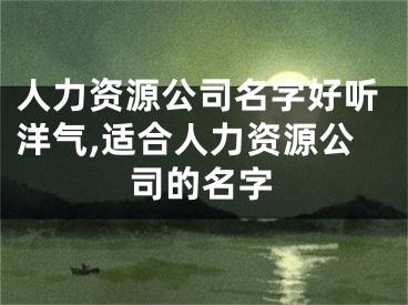 人力资源公司名字好听洋气,适合人力资源公司的名字