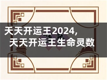 天天开运王2024,天天开运王生命灵数