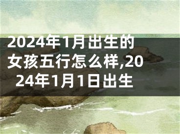 2024年1月出生的女孩五行怎么样,2024年1月1日出生