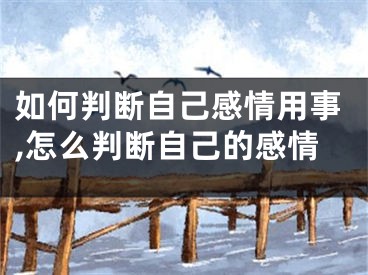 如何判断自己感情用事,怎么判断自己的感情
