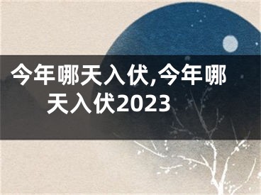 今年哪天入伏,今年哪天入伏2023