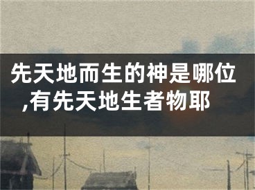 先天地而生的神是哪位,有先天地生者物耶