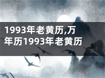 1993年老黄历,万年历1993年老黄历