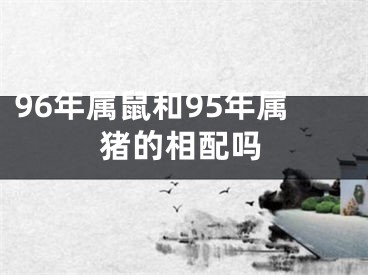 96年属鼠和95年属猪的相配吗