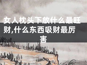 女人枕头下放什么最旺财,什么东西吸财最厉害