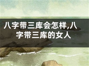八字带三库会怎样,八字带三库的女人