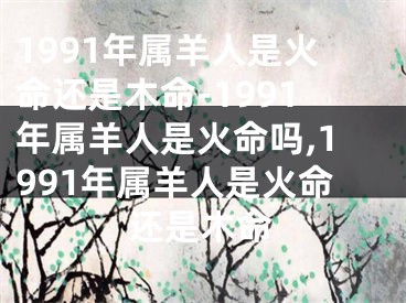 1991年属羊人是火命还是木命-1991年属羊人是火命吗,1991年属羊人是火命还是木命