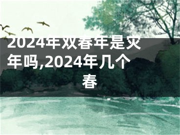 2024年双春年是灾年吗,2024年几个春